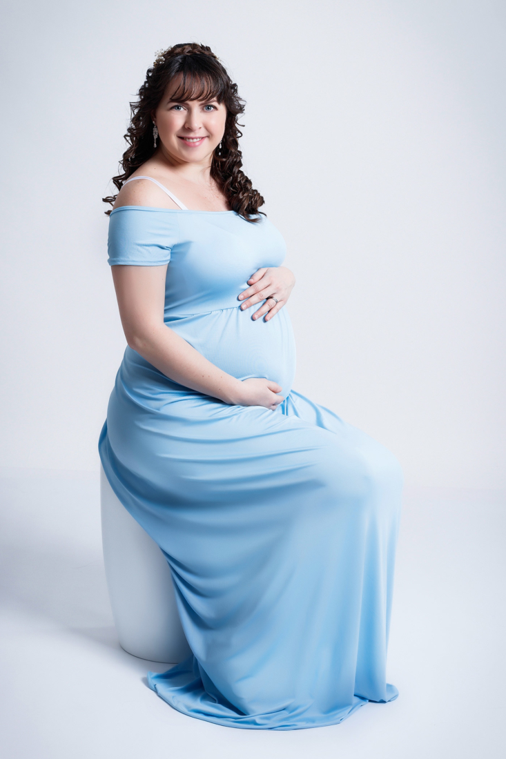 šaty na tehotenské fotenie